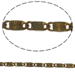 Brass Soldered Chain, plated, valentino chain nickel, lead & cadmium free 