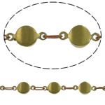 Brass Soldered Chain, plated nickel, lead & cadmium free 