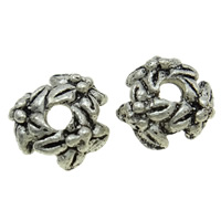 Zinc Alloy Bead Caps, Flower, plated nickel, lead & cadmium free Approx 1.5mm 