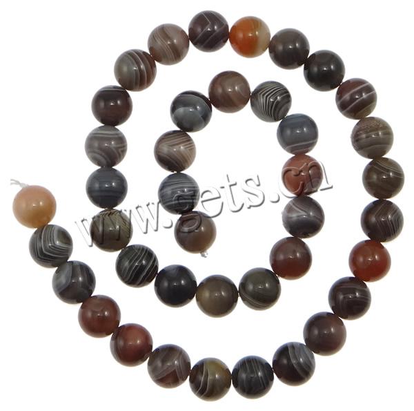 Natural Persian Gulf Agate, Round, more sizes for choice, Grade AAA, Hole:Approx 1-2mm, Length:Approx 15.5 Inch, Sold By Strand