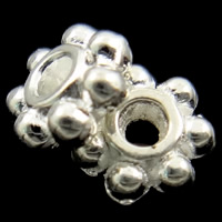 Perles intercalaires en alliage de zinc, fleur, Placage, plus de couleurs à choisir, protéger l'environnement, sans nickel, plomb et cadmium Environ 1mm, Environ Vendu par sac