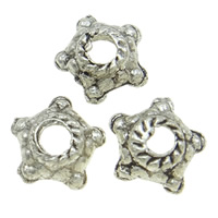 Zinc Alloy Bead Caps, Flower, plated Approx 1.5mm 
