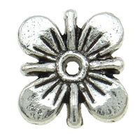 Zinc Alloy Bead Caps, Flower, plated nickel, lead & cadmium free Approx 1mm 