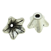 Zinc Alloy Bead Caps, Flower, plated, 5 petal lead & cadmium free Approx 1mm, Approx 