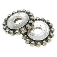 Perles intercalaires en alliage de zinc, fleur, Placage, plus de couleurs à choisir, sans cadmium Environ 4mm, Environ Vendu par sac