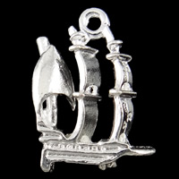 Vehicle Shaped Zinc Alloy Pendants, Ship, plated cadmium free Approx 2mm, Approx 
