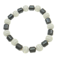 Hematite Bracelet, with Resin Grade A, 10mm Inch 