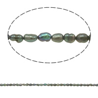 Perlas Arroz Freshwater, Perlas cultivadas de agua dulce, natural, más colores para la opción, Grado A, 2-3mm, agujero:aproximado 0.8mm, longitud:15 , Vendido por Sarta
