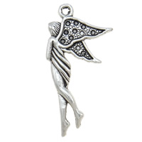 Character Shaped Zinc Alloy Pendants, Angel, plated Approx 1mm 