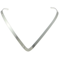 Messing Gedächtnis Kabel Halskette , plattiert, keine, 6x1mm, Länge:15 ZollInch, verkauft von PC