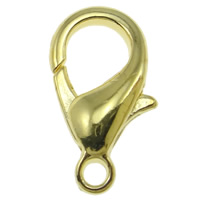 Zinc Alloy Lobster Clasp, gold color plated, nickel, lead & cadmium free, Grade A, 16mm 