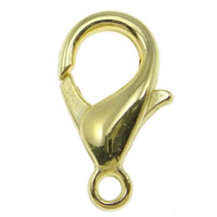 Zinc Alloy Lobster Clasp, gold color plated, nickel, lead & cadmium free, Grade A, 14mm 