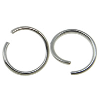 Iron Open Jump Ring, Donut, plated 