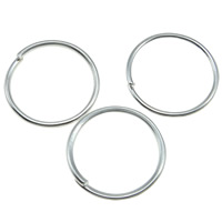 Iron Soldered Jump Ring, Donut, plated [