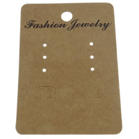 Earring Display Card, Paper, Rectangle, Customized 