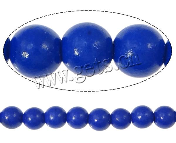 Synthetic Lapis Lazuli Bead, Round, more sizes for choice, Length:15 Inch, Sold By Strand