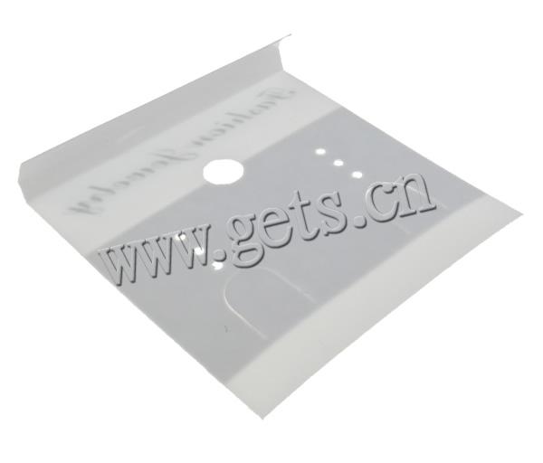 Ohrring Anzeige Karte, Kunststoff, Rechteck, 5.5x6cm, 1000PCs/Tasche, verkauft von Tasche