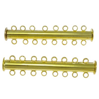 Brass Magnetic Clasp, Tube, plated Approx 1.8mm 