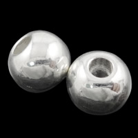 Perles European en alliage de zinc, tambour, Placage, plus de couleurs à choisir Environ 4.5mm Vendu par sac