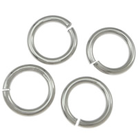 Sägeschnitt Edelstahl Closed Sprung-Ring, 304 Edelstahl, Kreisring, 1.2x5.5mm, 10000PCs/Menge, verkauft von Menge