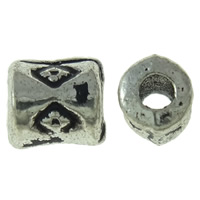Zinc Alloy Jewelry Beads, Tube, plated Grade A Approx 1.5mm, Approx 