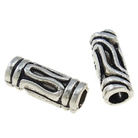 Zinc Alloy Jewelry Beads, Tube, plated Approx 2.5mm, Approx 