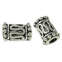 Zinc Alloy Jewelry Beads, Tube, plated Approx 2.5mm, Approx 