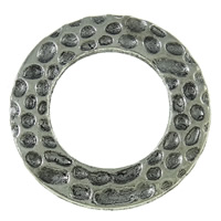 Zinc Alloy Linking Ring, Donut, hammered nickel, lead & cadmium free Approx 16mm, Approx 