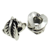 Zinc Alloy European Beads, Nuggets, plated, without troll Approx 4.5mm 