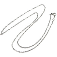 Fashion Stainless Steel Necklace Chain, 316 Stainless Steel, oval chain 