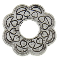 Zinc Alloy Jewelry Washers, Flower, plated, textured cadmium free Approx 9mm, Approx 