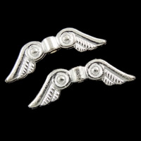 Zinc Alloy Angel Wing Beads, plated Approx 1mm, Approx 