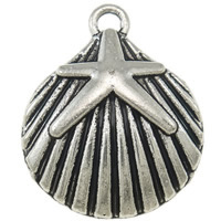 Zinc Alloy Animal Pendants, Shell, plated Approx 1.5mm, Approx 