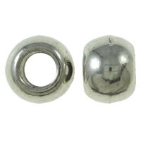 Zinc Alloy Jewelry Beads, Drum, plated Approx 3.5mm, Approx 
