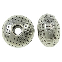 Zinc Alloy Jewelry Beads, Rondelle, plated Approx 1mm, Approx 