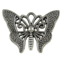 Zinc Alloy Animal Pendants, Butterfly, plated Approx Approx 