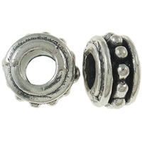 Zinc Alloy European Beads, Donut, plated, without troll Approx 4mm, Approx 