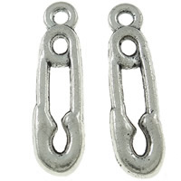 Zinc Alloy Tool Pendants, Safety Pin, plated Approx 1mm, Approx 
