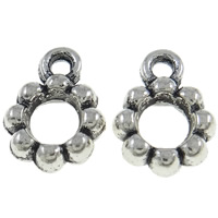 Zinc Alloy Bail Beads, Flower, plated Approx 1.5mm, Approx 