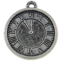 Zinc Alloy Watch Pendant, Clock, plated Approx 1mm, Approx 
