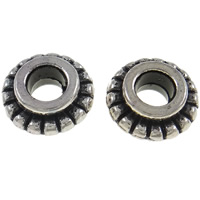 Zinc Alloy Spacer Beads, Rondelle, plated Approx 3mm, Approx 