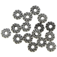 Zinc Alloy Spacer Beads, Donut, plated Approx 1mm, Approx 