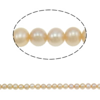 Round Cultured Freshwater Pearl Beads, natural, pink, Grade AA, 4-5mm Approx 0.8mm Inch 