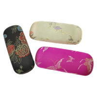Glasses Case, Silk, mixed colors 