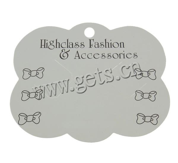 Hair Clip Display Card, Paper, Cloud, Customized, white, 87x69mm, 1000PCs/Bag, Sold By Bag