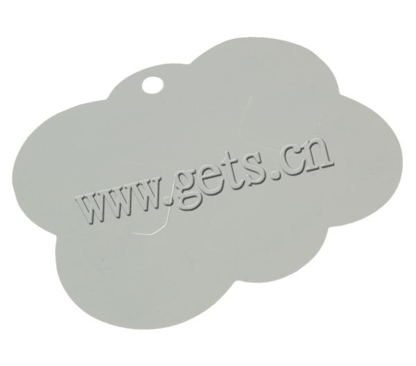 Hair Clip Display Card, Paper, Cloud, Customized, white, 87x69mm, 1000PCs/Bag, Sold By Bag