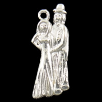 Character Shaped Zinc Alloy Pendants, plated Approx 1.5mm, Approx 
