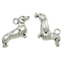 Zinc Alloy Animal Pendants, Dog, plated nickel, lead & cadmium free Approx 2mm 