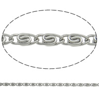 Валентино цепь из нержавеющей стали, Нержавеющая сталь 304, оригинальный цвет 100м/Лот, продается Лот