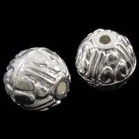 Zinc Alloy Jewelry Beads, Drum, plated lead & nickel free Approx 2mm 
